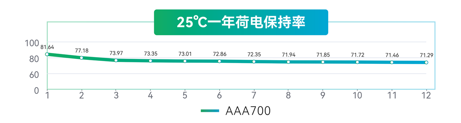 智能电表集采器电池25℃一年荷电保持率