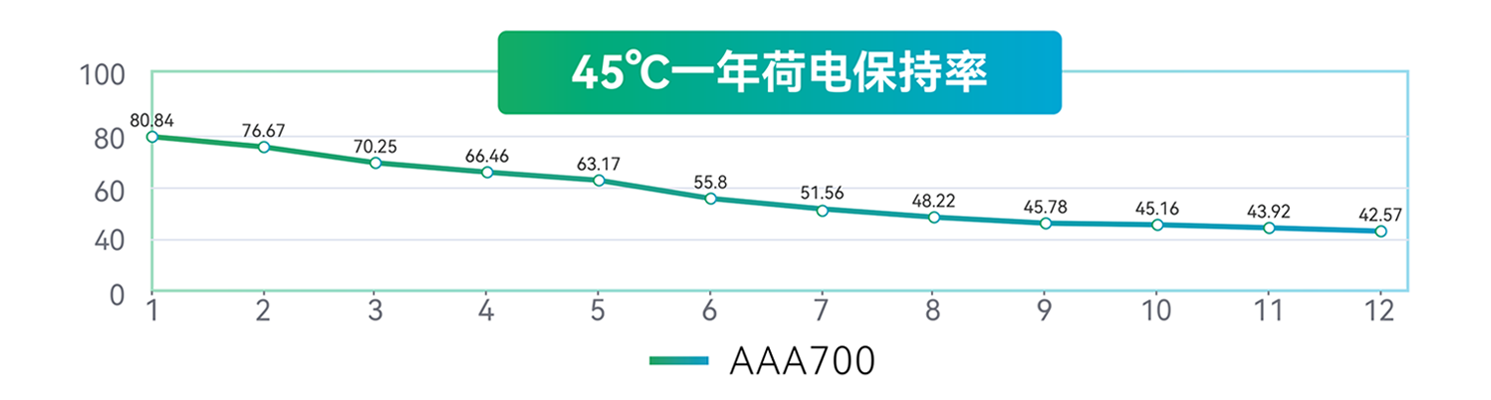 智能电表集采器电池45℃一年荷电保持率